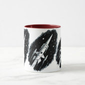 ロケットの船X-11 マグカップ (中央)