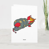 ロケットの蛇 カード (裏面)