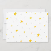 ロケットの誕生日招待状 招待状 (裏面)