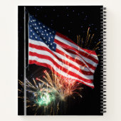 ロケットの赤い輝き ノートブック (裏面)