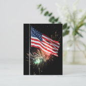 ロケットの赤い輝き ポストカード (スタンド正面)