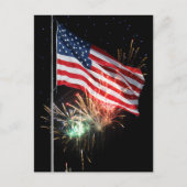 ロケットの赤い輝き ポストカード (正面)