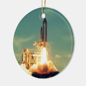 ロケットの進水 セラミックオーナメント (左)