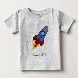 ロケットはまたはそれを(幼児) Tシャツ揺すります ベビーTシャツ