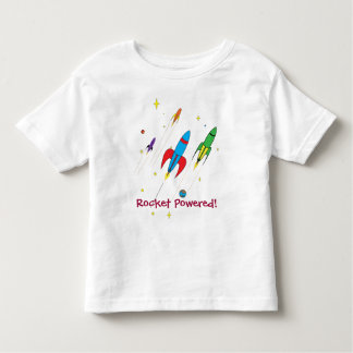 ロケットは動力を与えました! トドラーTシャツ