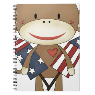 ロケットを持つソックス猿 ノートブック