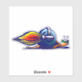 ロケットカタツムリカスタムー切りビニールシール シール (シート)