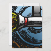 ロケットカタツムリ誕生日招待状 招待状 (裏面)