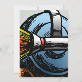 ロケットカタツムリ誕生日招待状 招待状 (裏面)