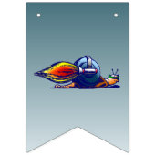 ロケットカタツムリ バンティングフラッグ (第1の旗)
