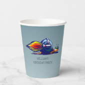 ロケットカタツムリ 紙コップ (裏面)