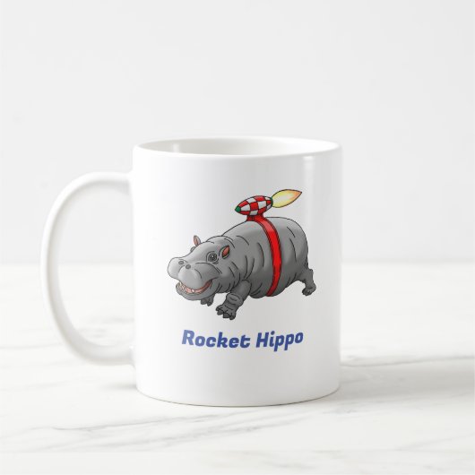 ロケットカバの誕生日 コーヒーマグカップ (左)