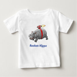 ロケットカバの誕生日 ベビーTシャツ