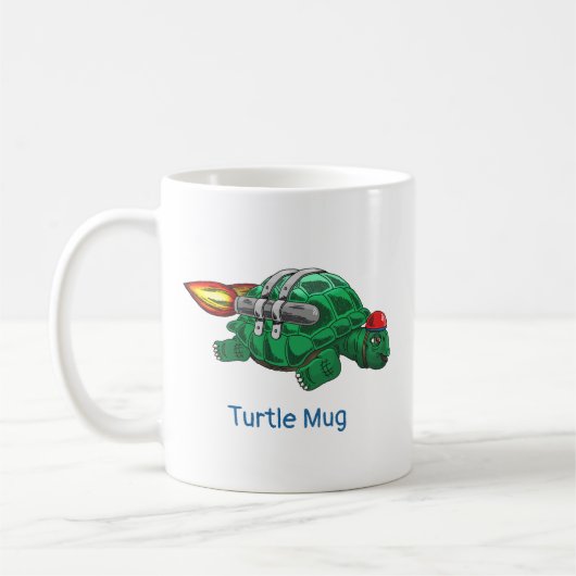 ロケットカメが大活躍 コーヒーマグカップ (左)