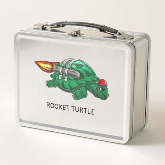 ロケットカメ メタルランチボックス (正面)