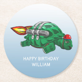 ロケットカメ ラウンドペーパーコースター