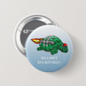 ロケットカメ 缶バッジ (正面&裏面)