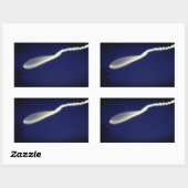 ロケットクラゲ 長方形シール (シート)