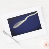 ロケットクラゲ 長方形シール (封筒)