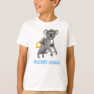 ロケットコアラベアのジェットパック初フライト Tシャツ