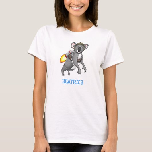 ロケットコアラ Tシャツ (正面)