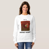 ロケットサイエンスTシャツyesだ! スウェットシャツ (正面フル)