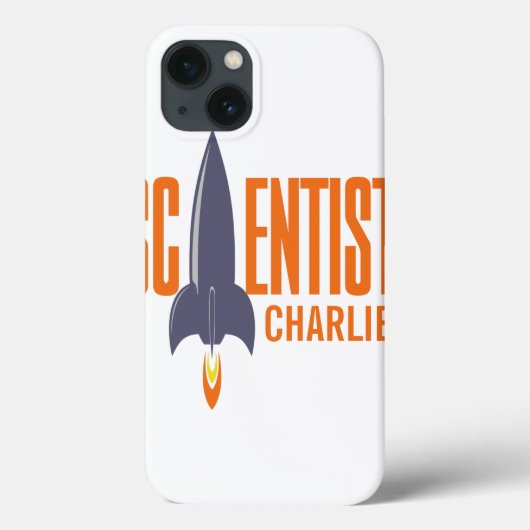 ロケットサイエンティスト名前をカスタムするとカラーケース Case-Mate iPhoneケース (裏面)