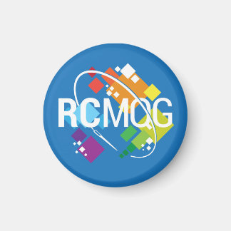 ロケットシティモダンキルトギルドロゴスモールマグネット マグネット