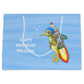 ロケットシーホース ラージペーパーバッグ (正面)