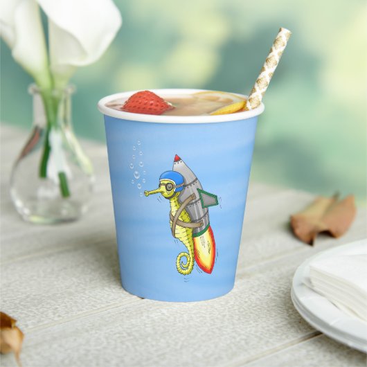 ロケットシーホース 紙コップ (インサイチュ)