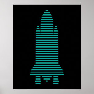 ロケットストライプのロケット ポスター