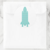 ロケットストライプのロケット ラウンドシール (バッグ)