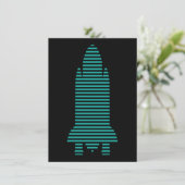 ロケットストライプのロケット 招待状 (スタンド正面)