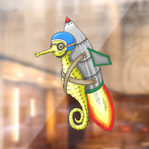 ロケットタツノオトシゴ ウィンドウサイン