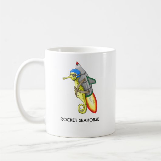 ロケットタツノオトシゴ コーヒーマグカップ (左)