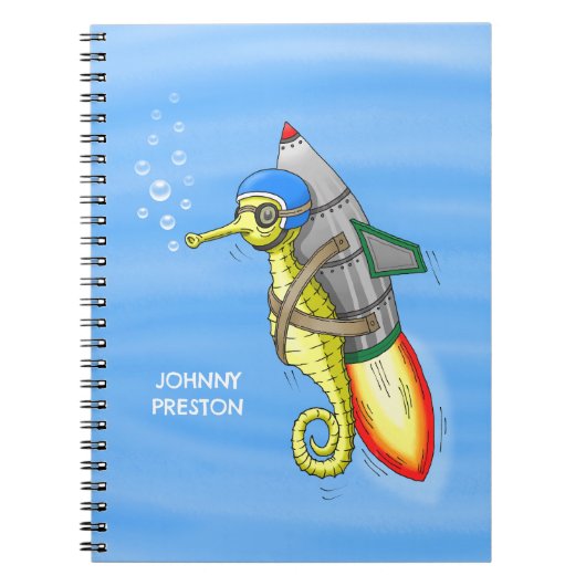 ロケットタツノオトシゴ ノートブック (正面)