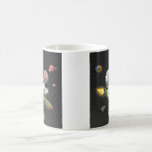 ロケットターキーの宇宙の旅 コーヒーマグカップ (中央)