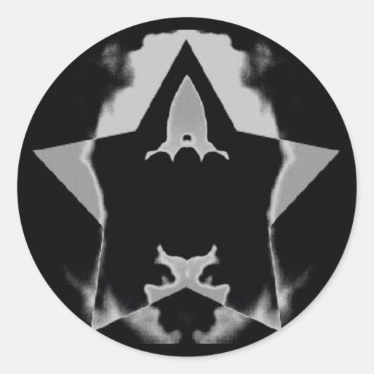 ロケットデザイン ラウンドシール (正面)