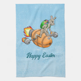 ロケットバニー キッチンタオル