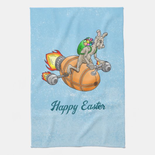 ロケットバニー キッチンタオル (縦)