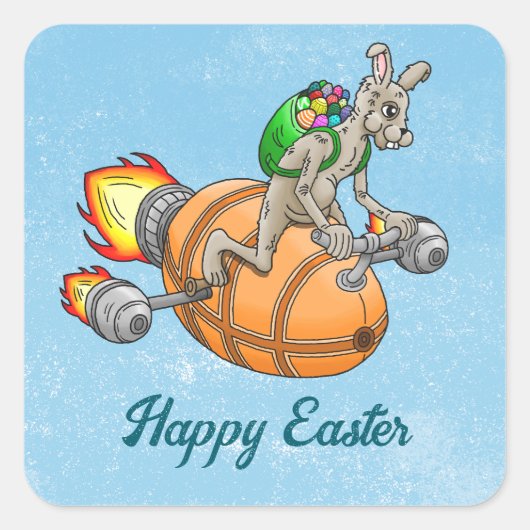 ロケットバニー スクエアシール (正面)