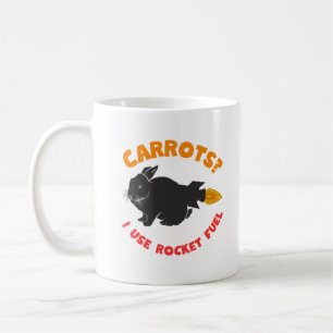 ロケットバニー。皮肉なウサギ。ラバおもしろいス コーヒーマグカップ