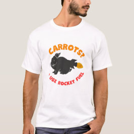 ロケットバニー。皮肉なウサギ。ラバおもしろいス Tシャツ