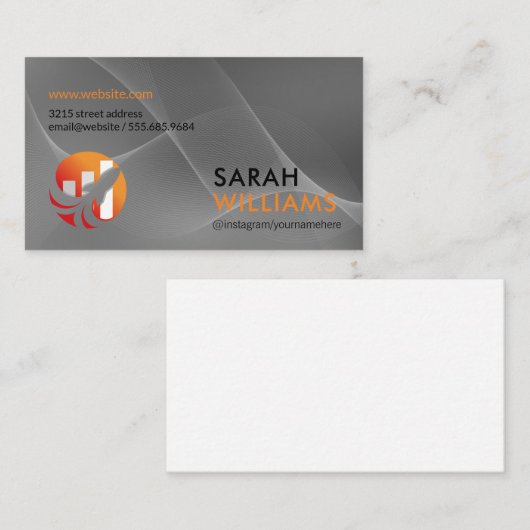 ロケットバーグラフ | 財務 名刺 (正面/裏面)