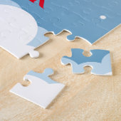 ロケットパズルと子供の名前。 ジグソーパズル (側面)