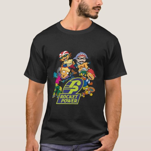 ロケットパワーすべてのキャラクター Tシャツ (正面)