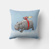 ロケットヒッポ誕生日 クッション (裏面)