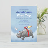 ロケットヒッポ誕生日 招待状 (スタンド正面)