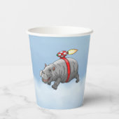 ロケットヒッポ誕生日 紙コップ (裏面)