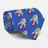 ロケットピンク緑タイ ネクタイ (ロール)